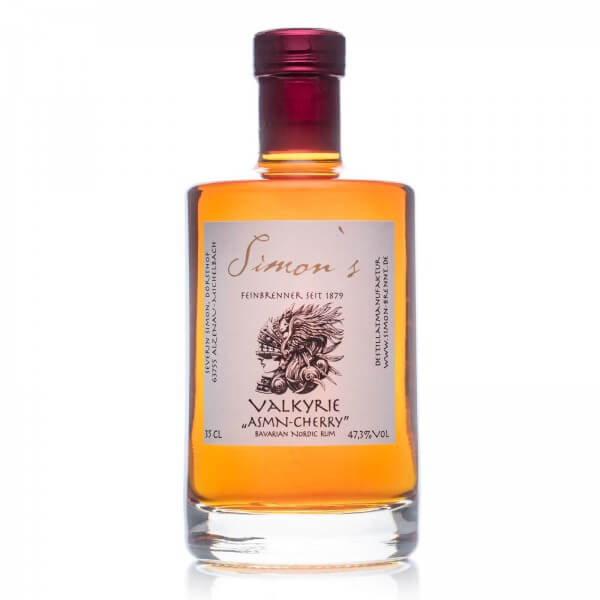 Produktbild einer Flasche Simons ASMN Cherry Valkyrie Rum